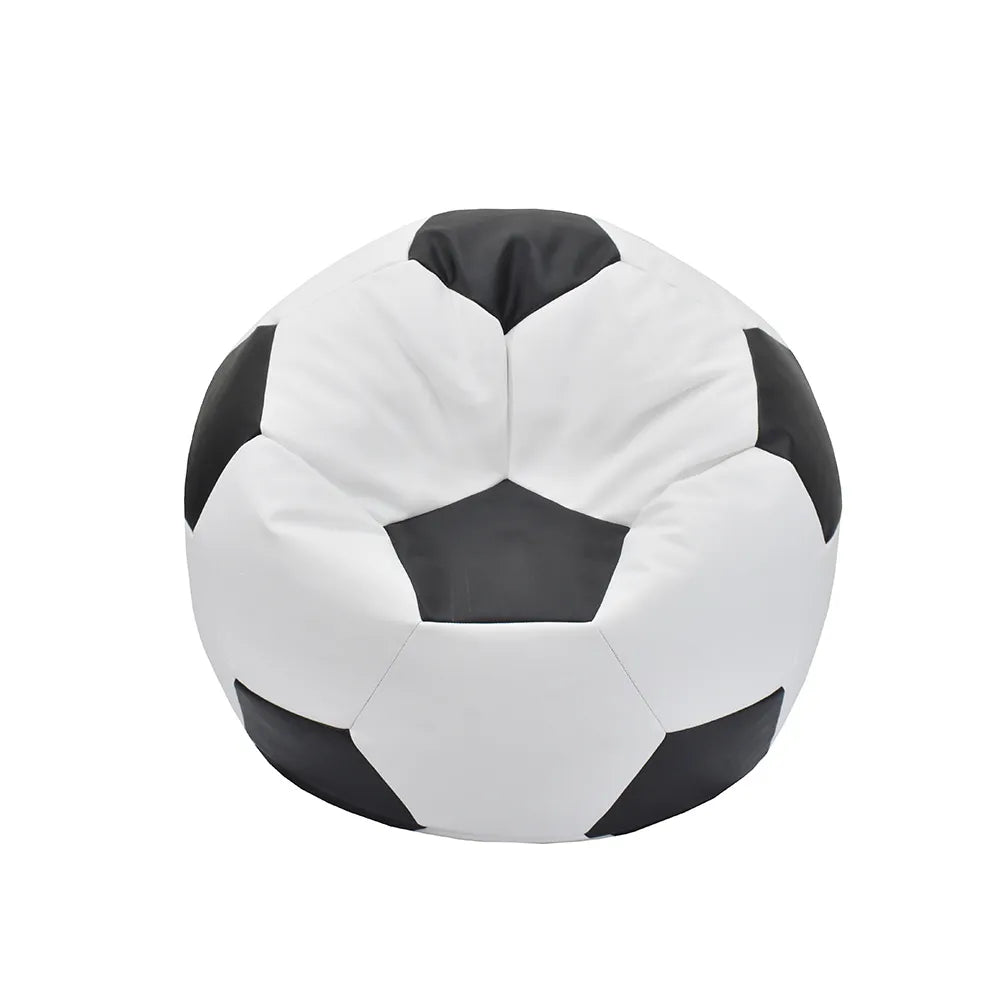 Puff Balón Arsyl Blanco y Negro